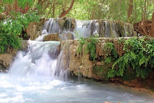 Havasu Falls está dentro del Gran Cañón en la Reserva Inidia Havasupai. Foto: Pixabay
