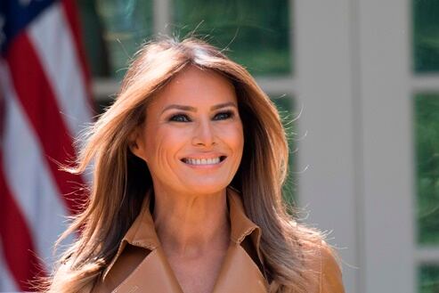 Los trabajadores de la Casa Blanca adora a Melania por su encantadora forma de interactuar con ellos. (Foto: AFP)